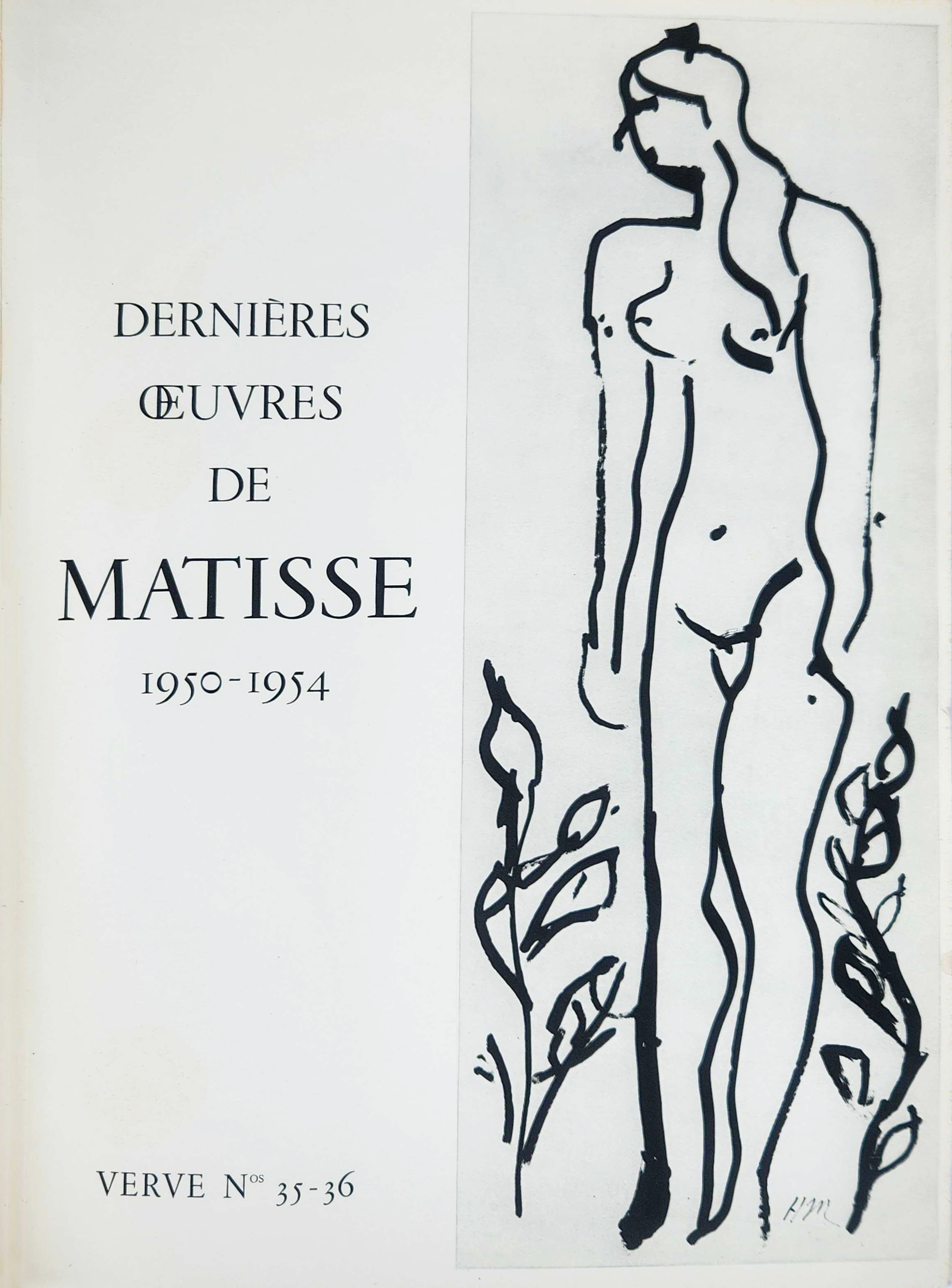 Verve vol. IX, nos 35 and 36. Dernières œuvres de Matisse: 1950-1954 by Verve