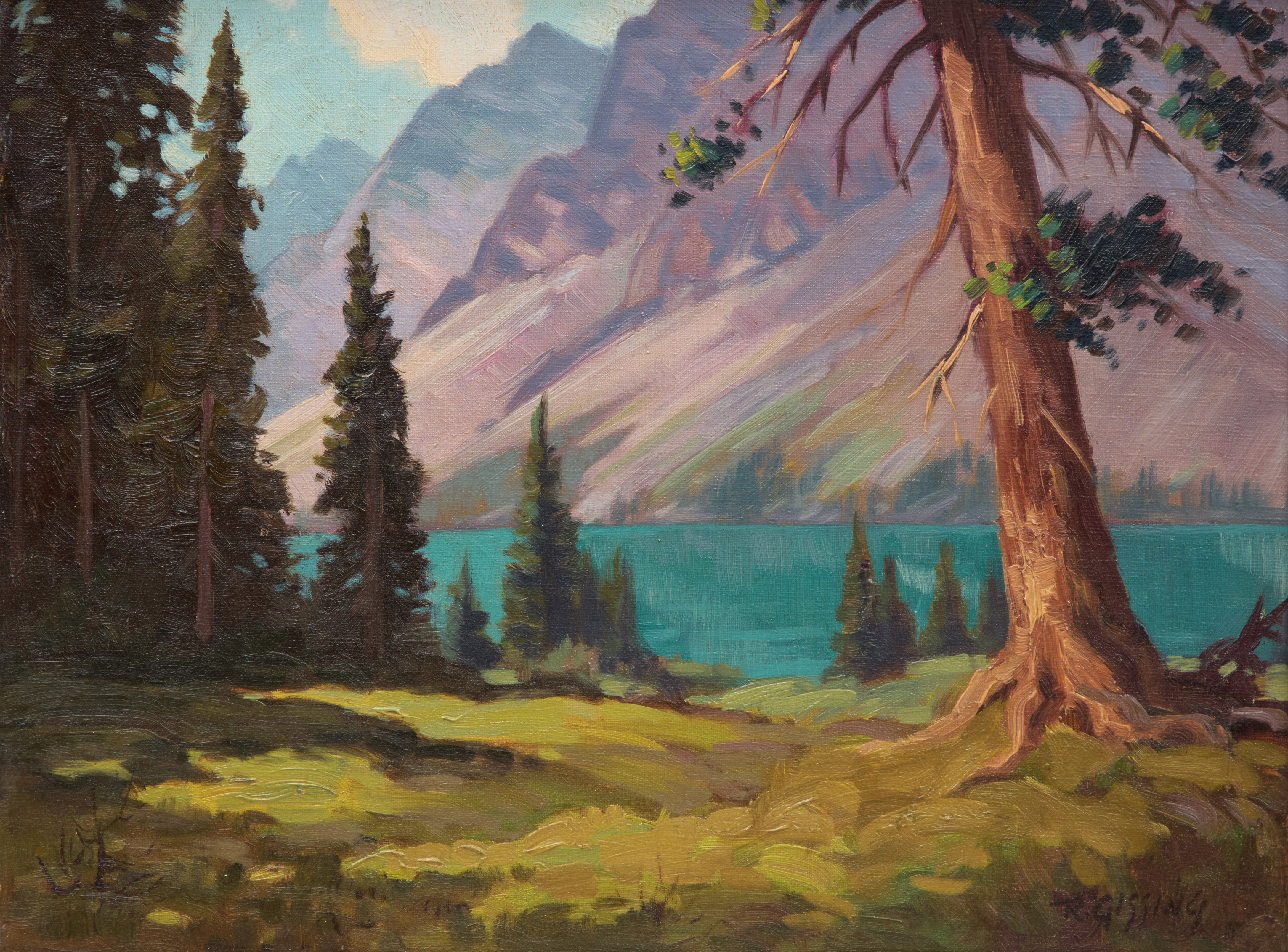 Bow Lake by Roland Gissing
