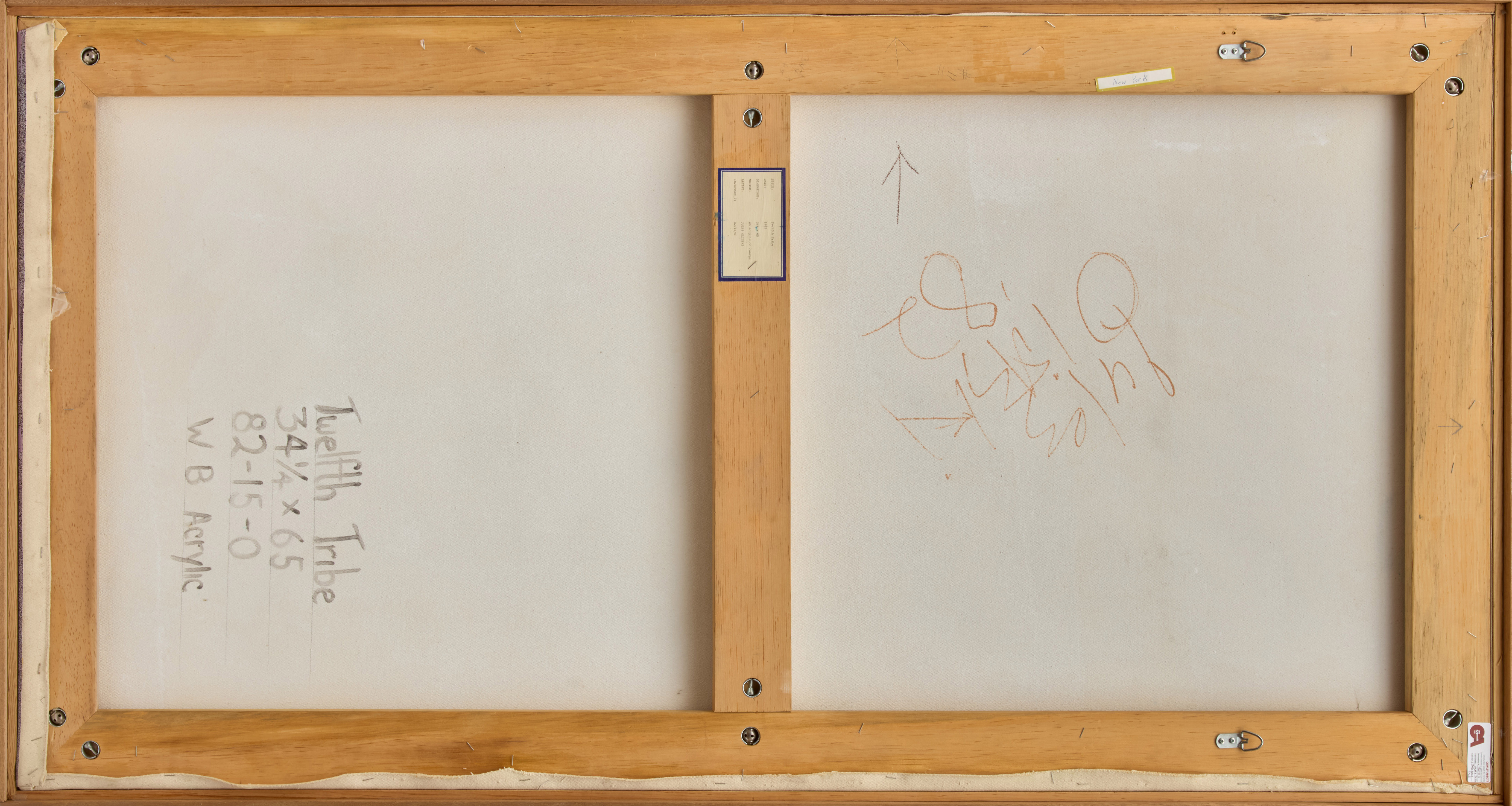Jules  Olitski, Twelfth Tribe, acrylic on canvas, 1982 - view 3