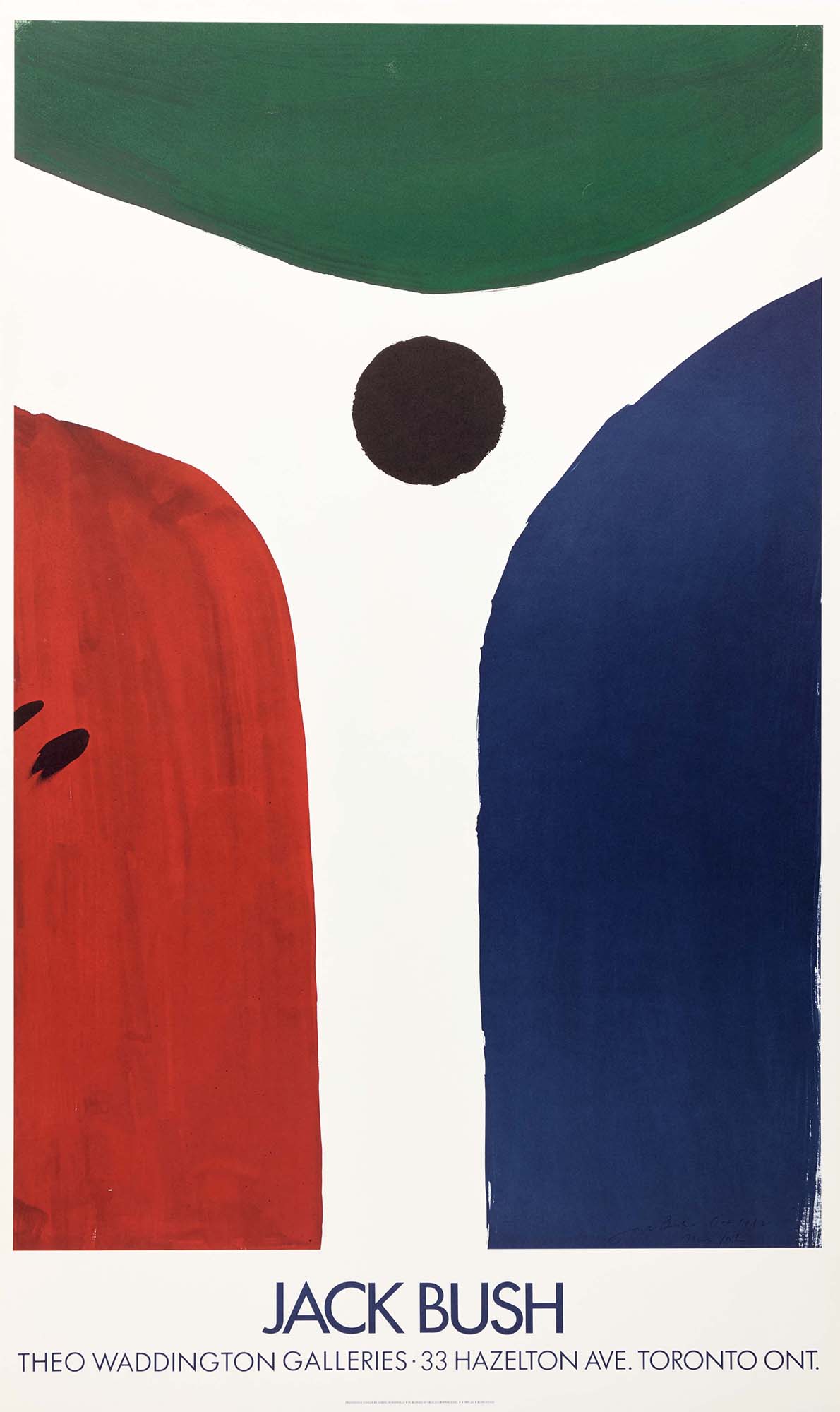Jack Bush (Theo Waddington Galleries) by Jack Hamilton Bush