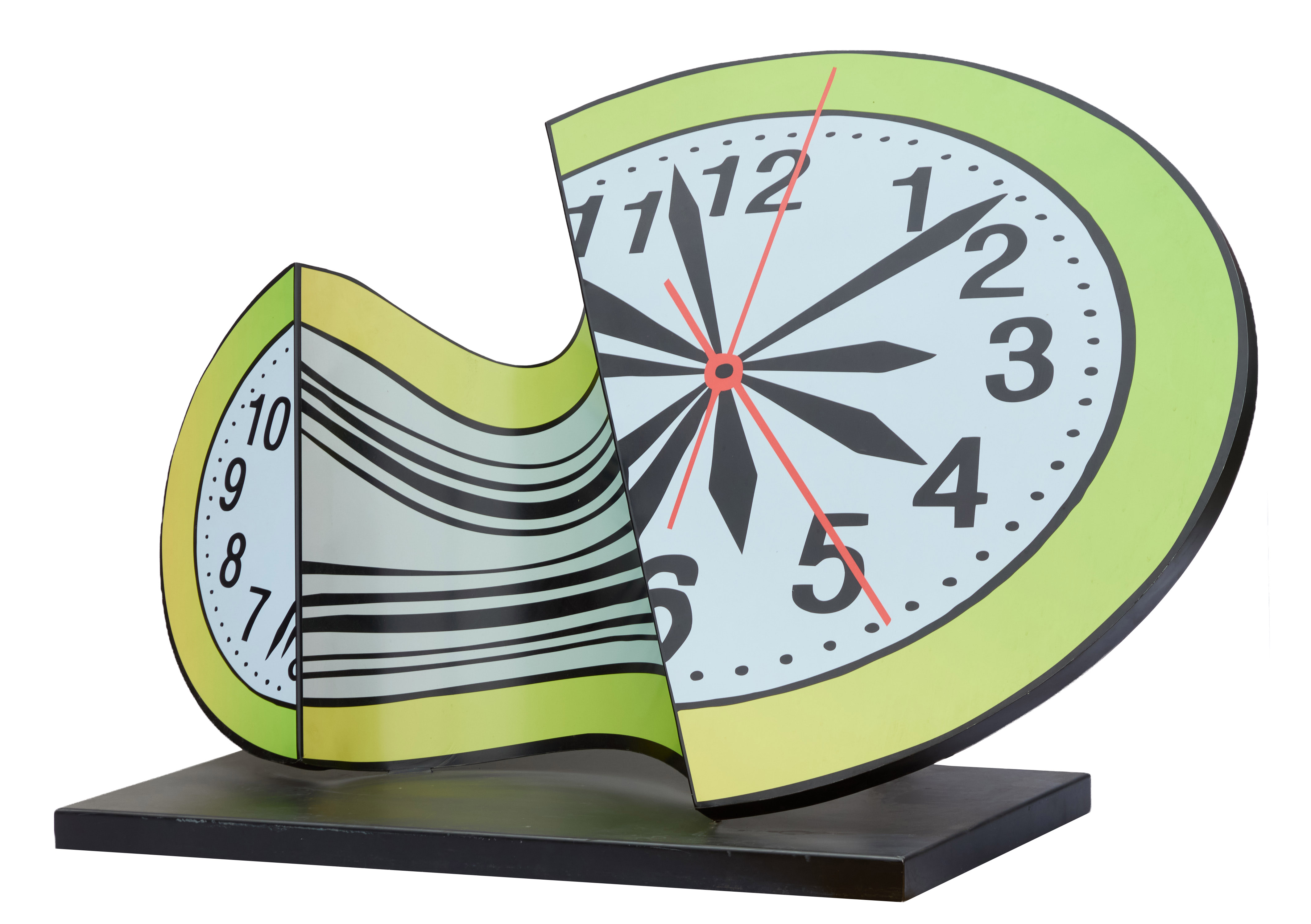Untitled (Green Clock) by John MacGregor
