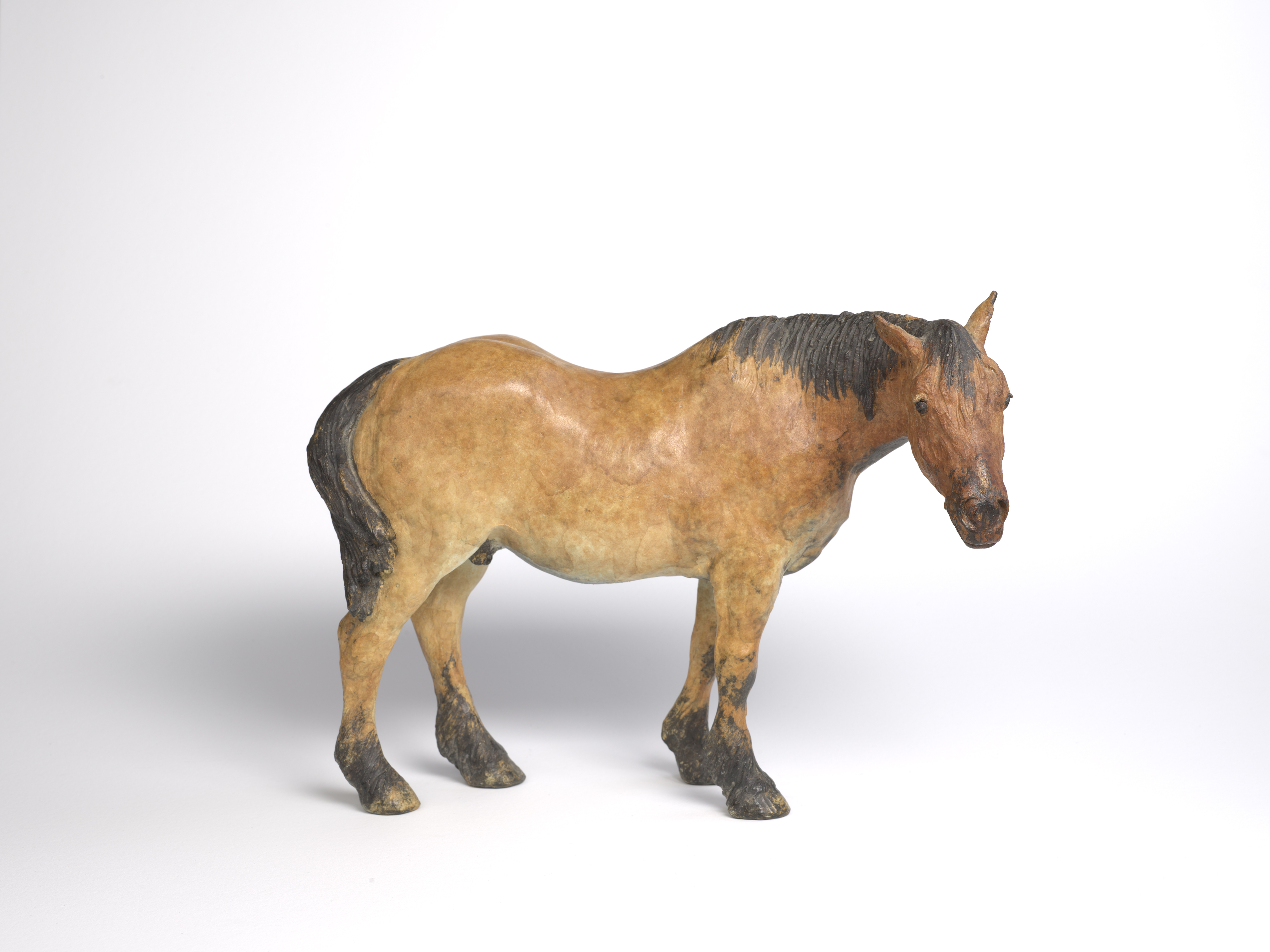 Joe Fafard, Maud, painted bronze, 2001