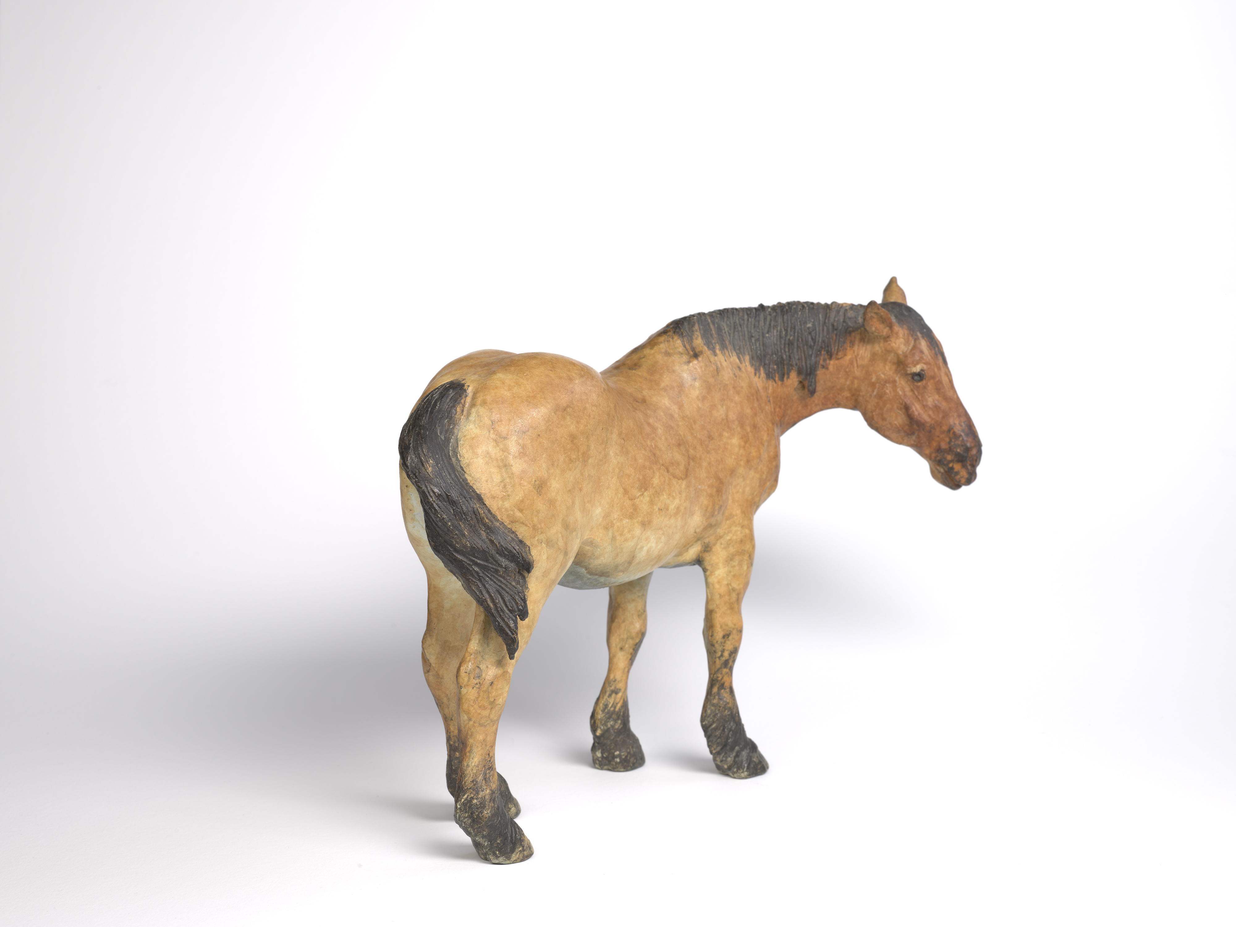 Joe Fafard, Maud, painted bronze, 2001 - view 4
