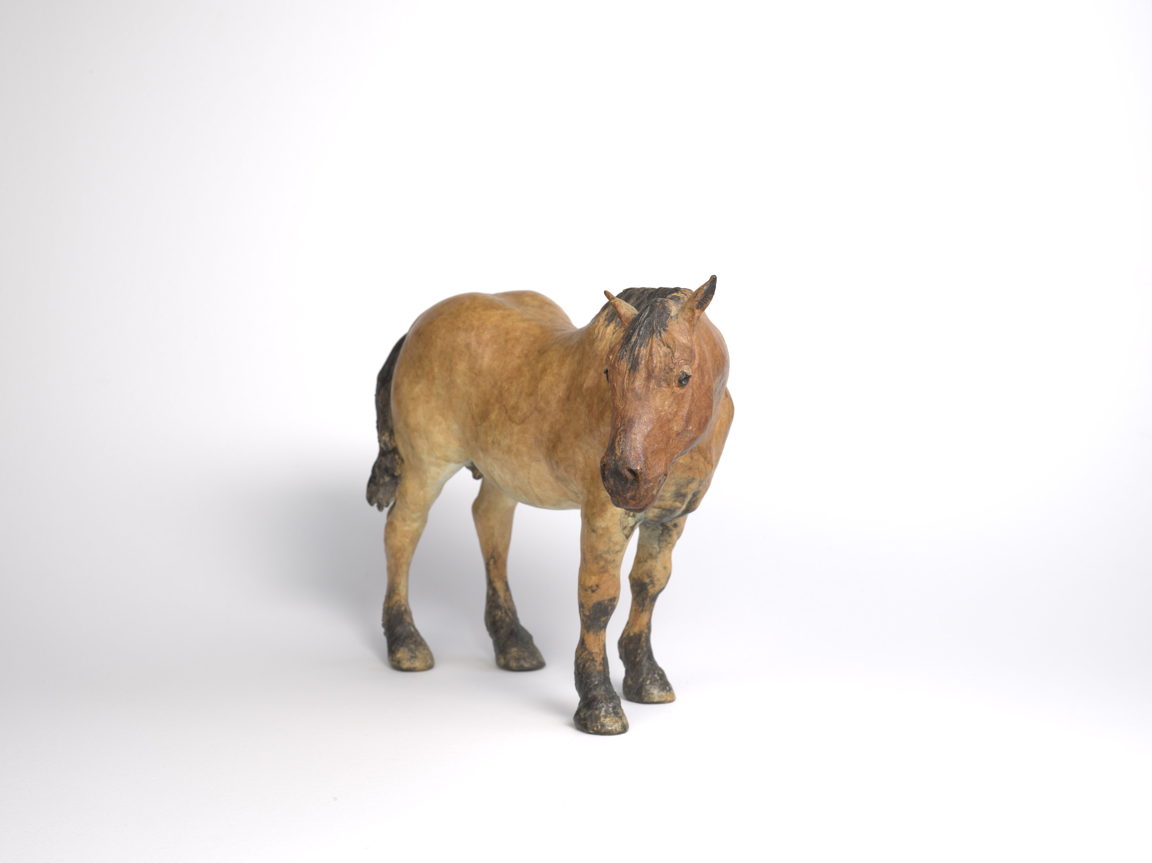 Joe Fafard, Maud, painted bronze, 2001 - view 2