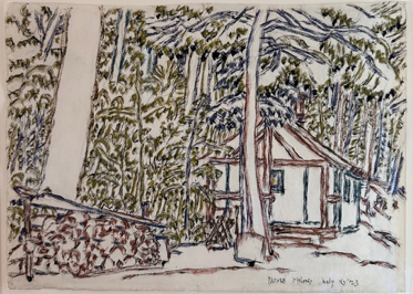 David Brown Milne, Fireweed and Cabin