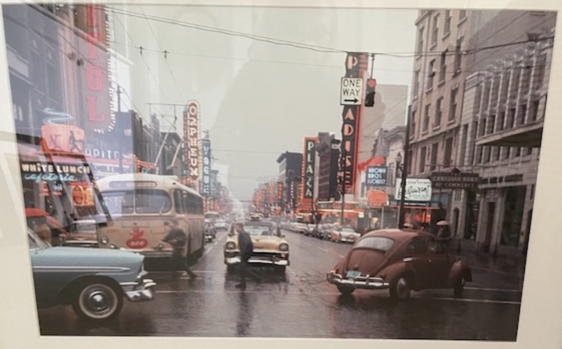 Fred Herzog, Granville / Robson, archival pigment print