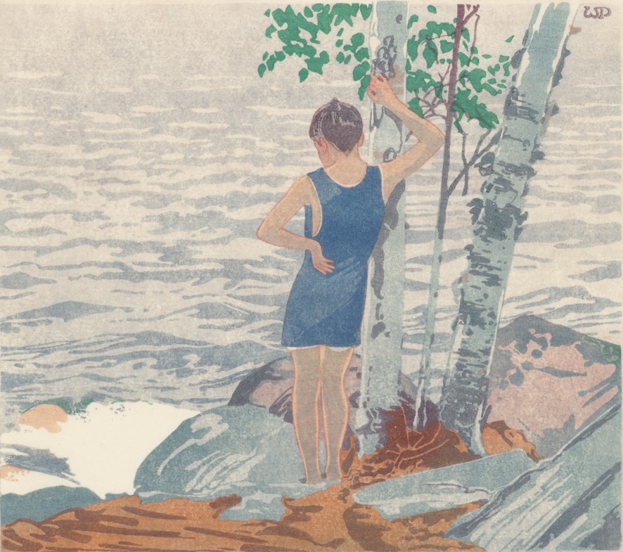 The Bather No. 2 by Walter Joseph Phillips